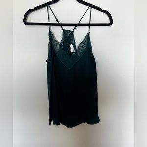 Love Stitch Women’s Green Strap Tank - M